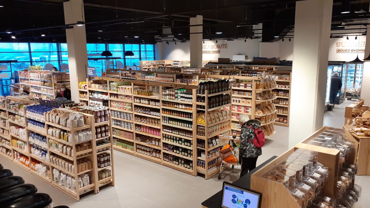 Le magasin Biocoop Finisterra des trois pointes, à Plouzané, propose des produits de qualité, avec 20 % de productions locales